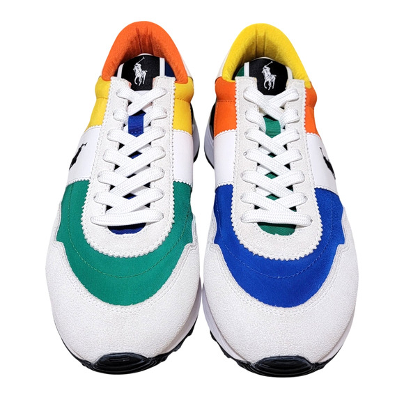 Polo Ralph Lauren Train 89 Low Top Sneakers Size US 7.5D Asymmetrical Colorblock main image 5